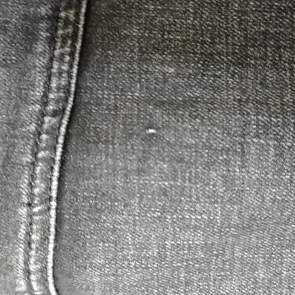 EUC Love & Legend Size 20 Black Denim Motto Style Jacket - Picture 7 of 8